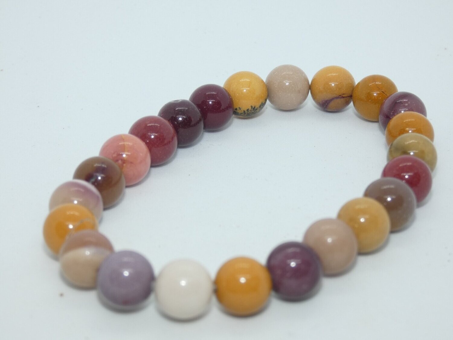 Jaspe Mokaïte Bracelet Perles 8mm