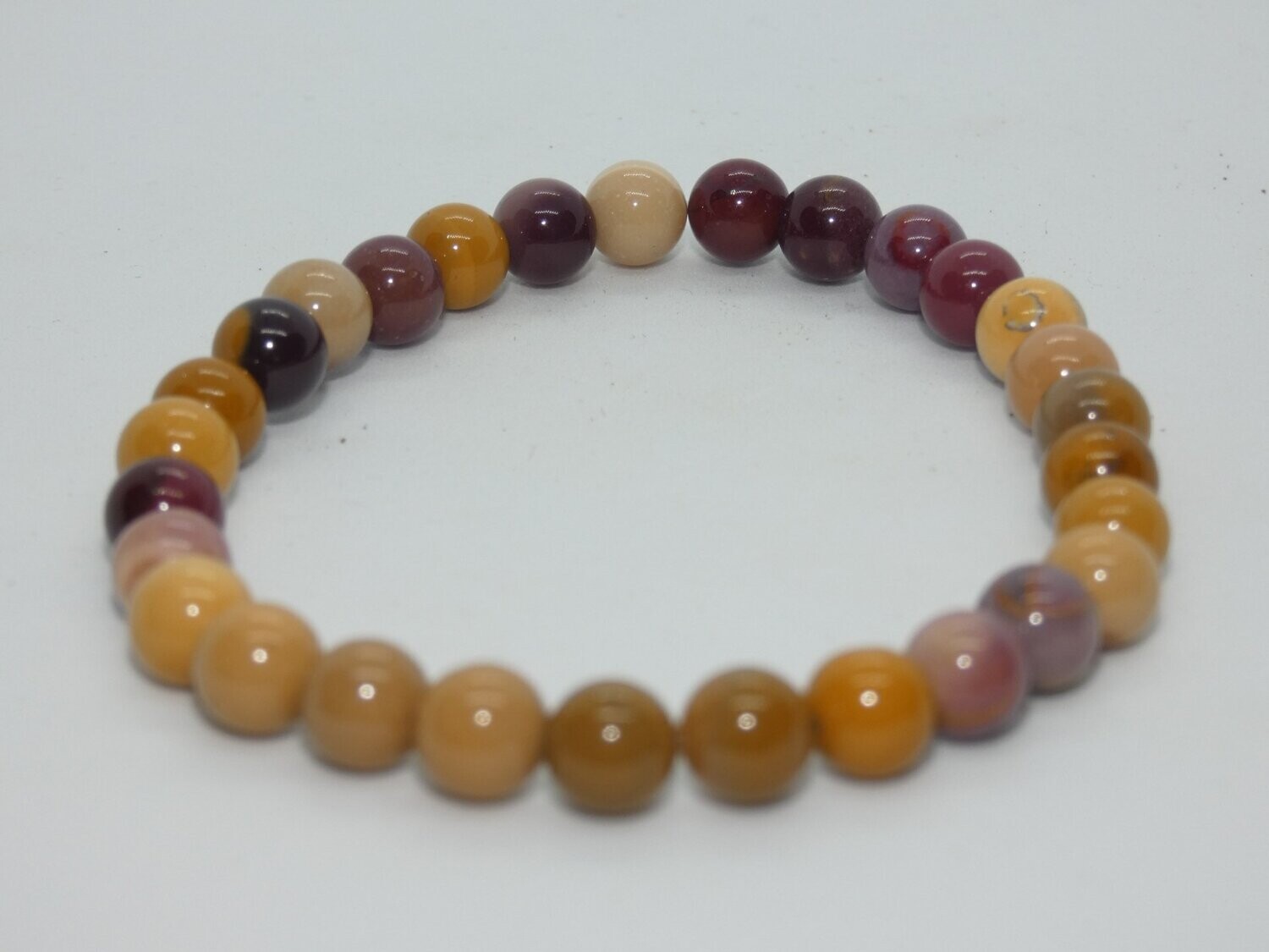 Jaspe Mokaïte Bracelet Perles 6mm