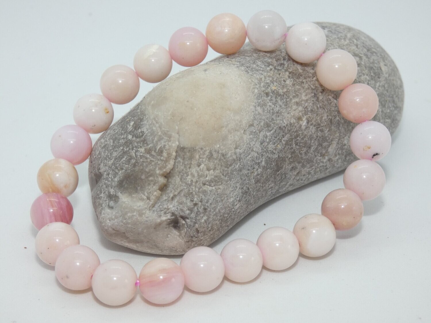 Opale rose bracelet Perles 8mm
