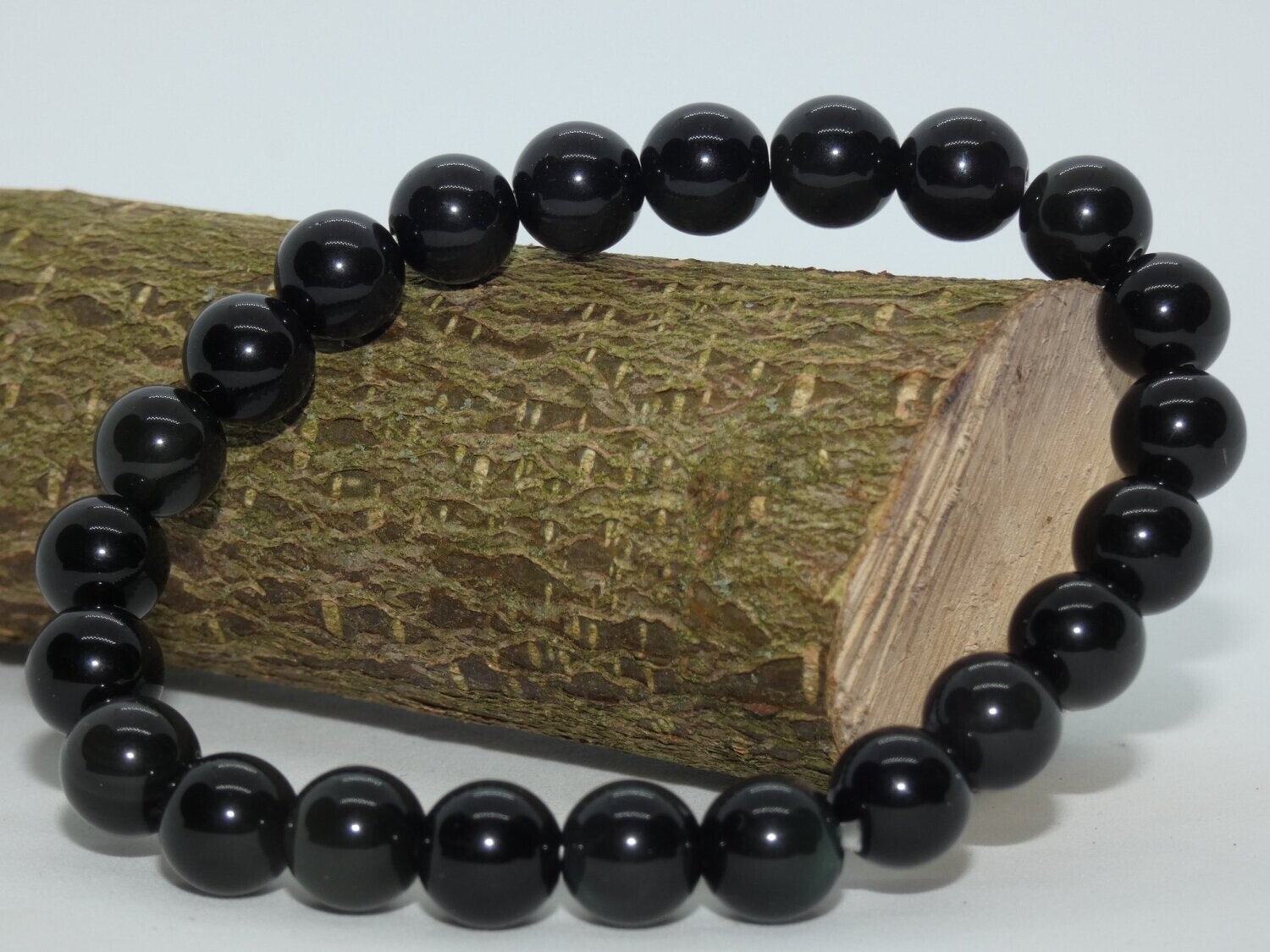 Onyx  Bracelet Perles 8mm