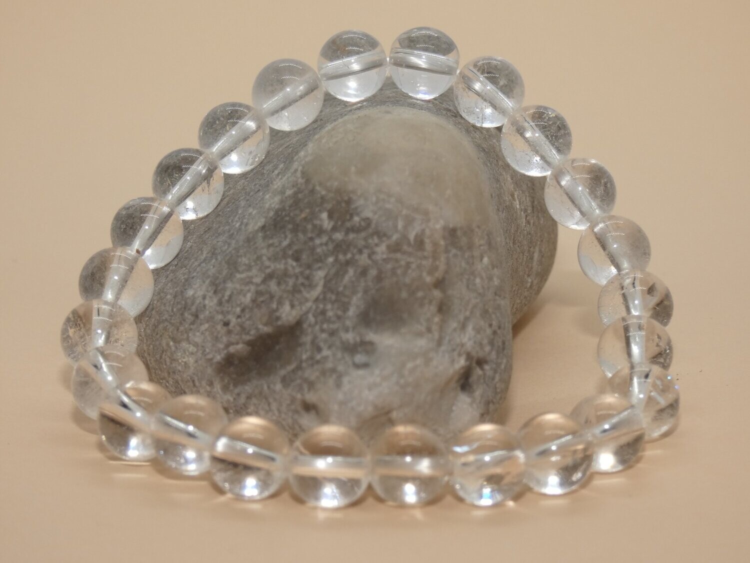 Cristal De Roche bracelet perles 8mm