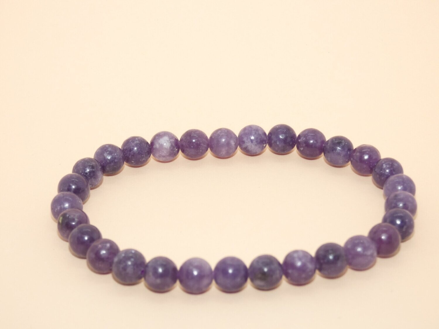 Lépidolite Pierre bracelet perles 6mm