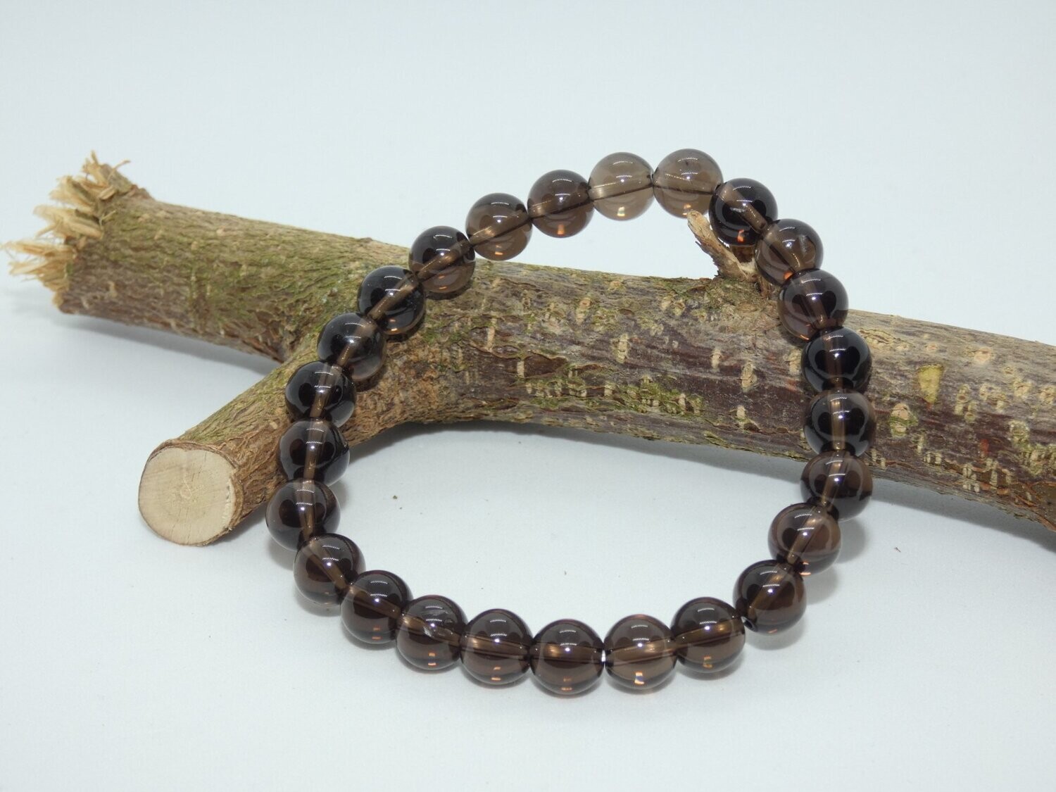 Quartz fumé Bracelet 8mm