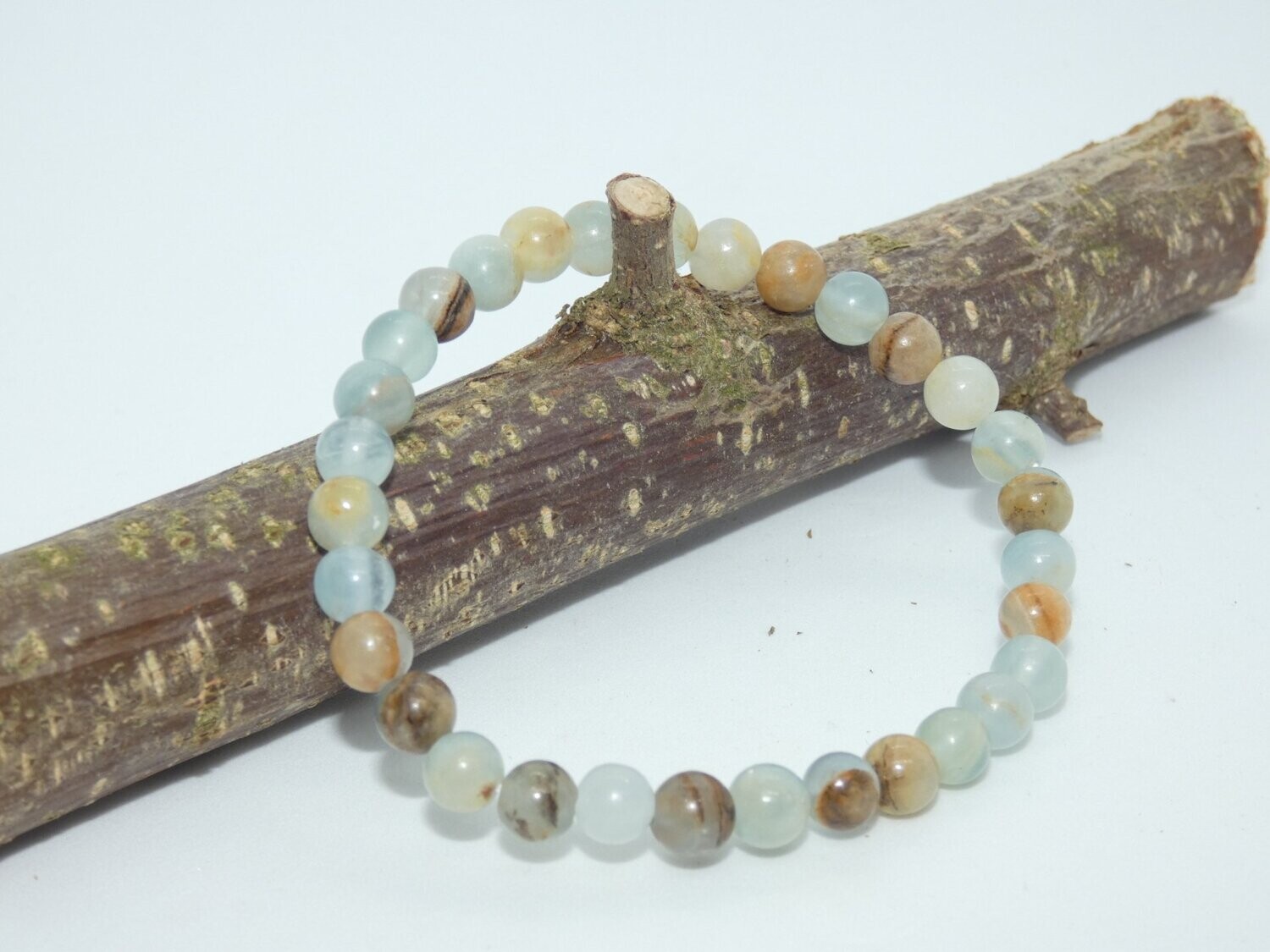 Calcite bleue Bracelet Perles 6mm