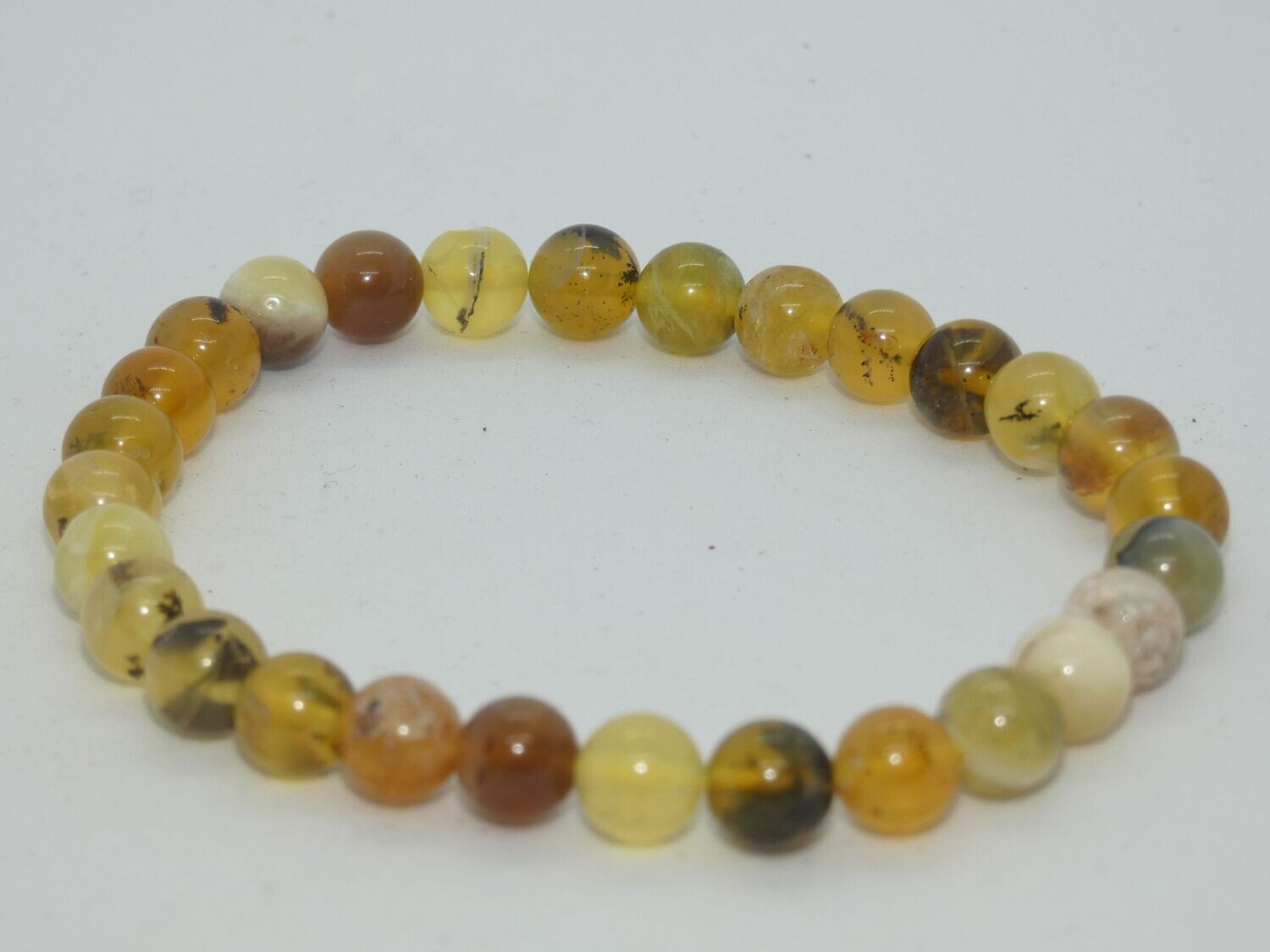 Opale jaune Bracelet Perles 8mm