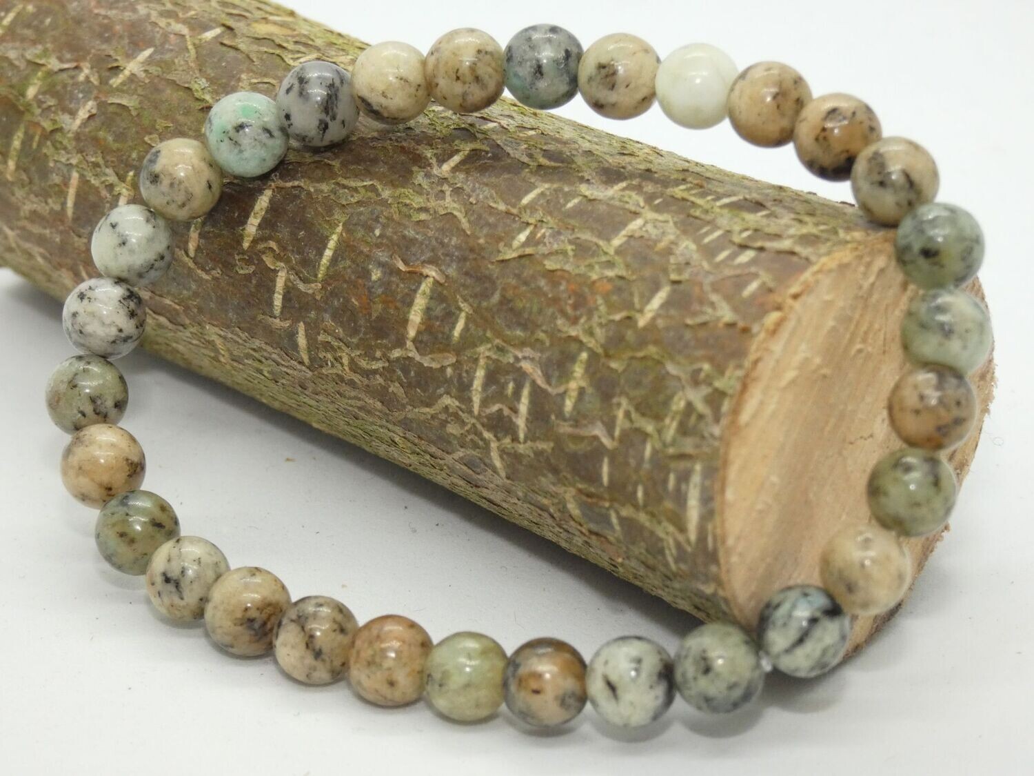 Jaspe K2 Bracelet Perles 6mm
