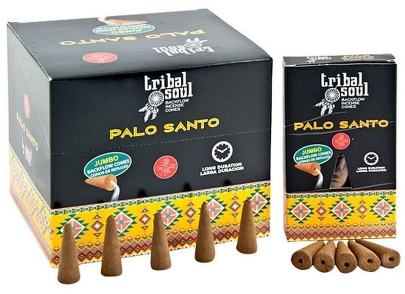 Encens Backflow Cônes XL Tribal Soul Palo Santo