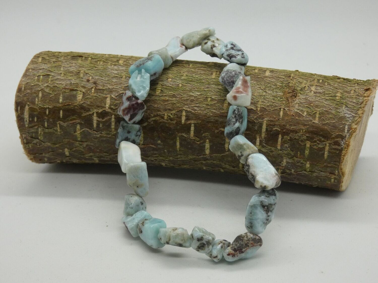 Larimar Bracelet Pierres roulées