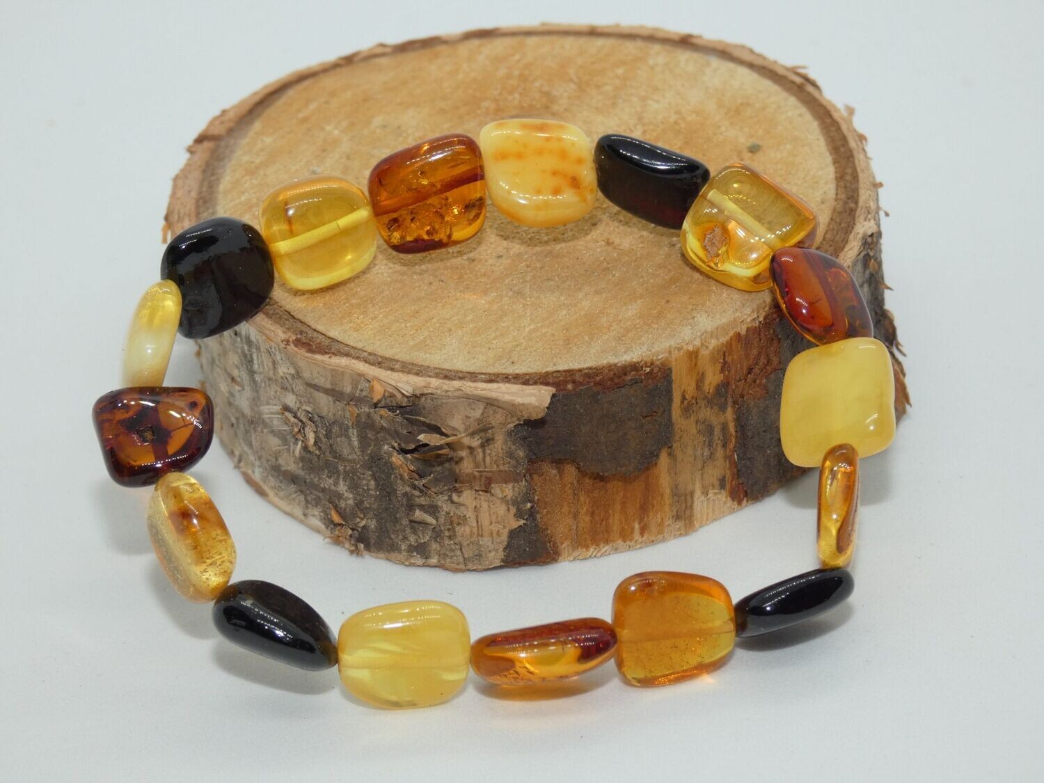 Ambre Bracelet Pierre Roulée