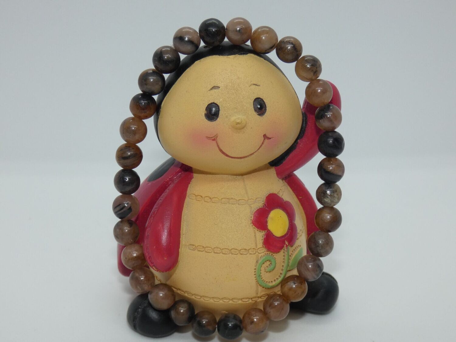 Chiastolite Bracelet Perles 6mm