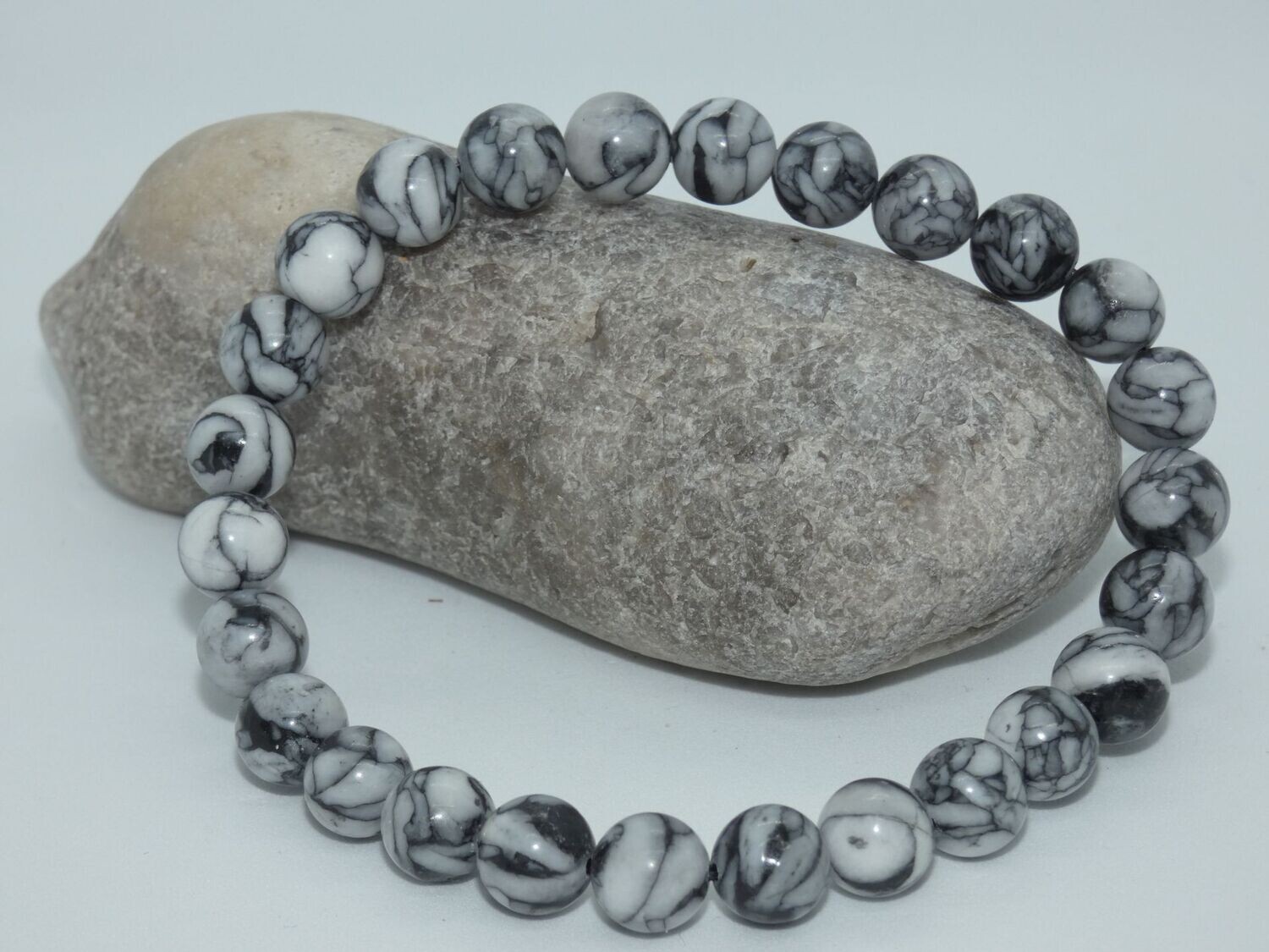 Pinolite bracelet 8mm