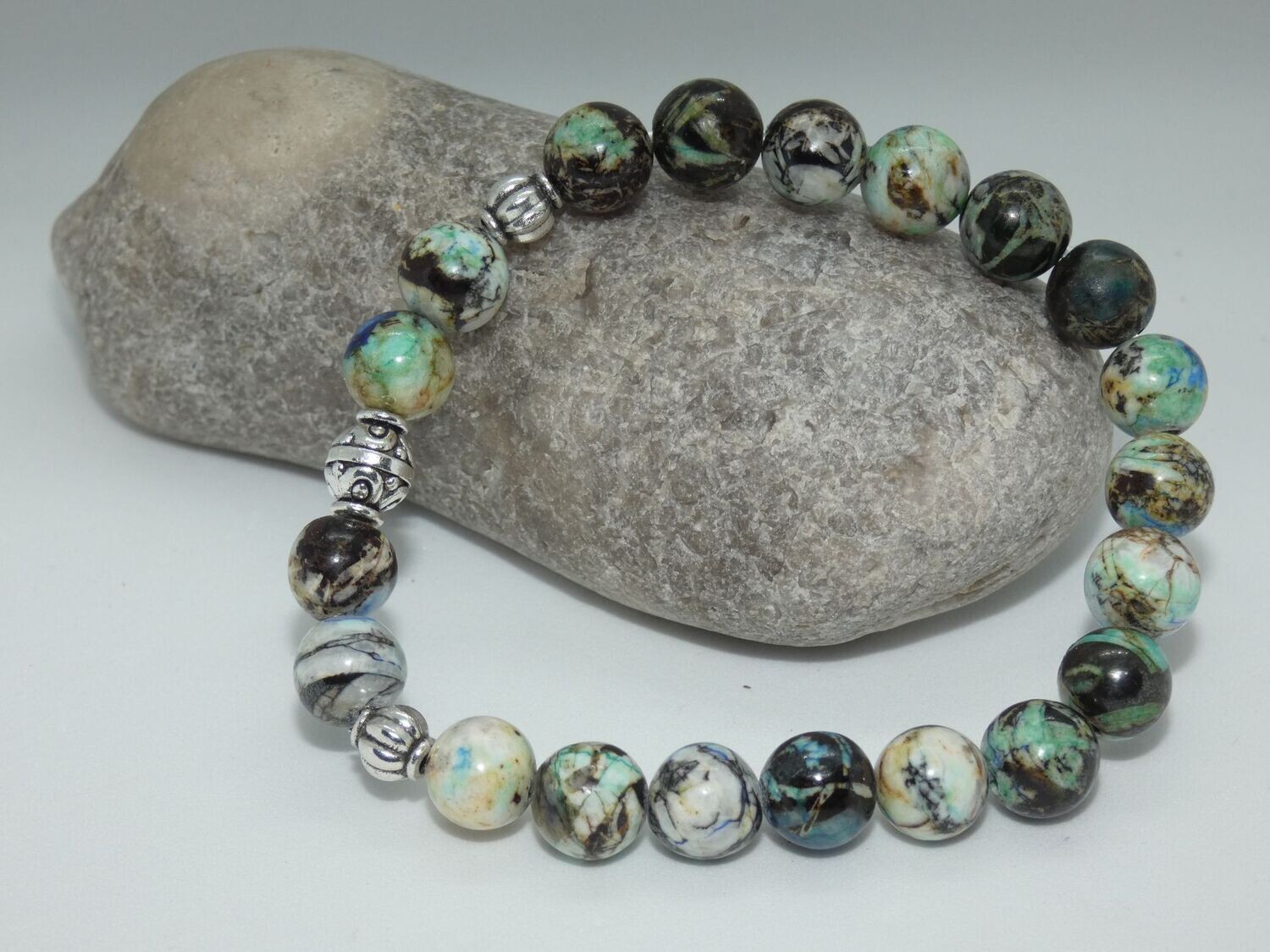 Baryte Bracelet Perles 8mm