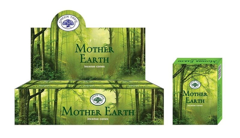 Encens Cônes de la Terre Mère Arbre Vert