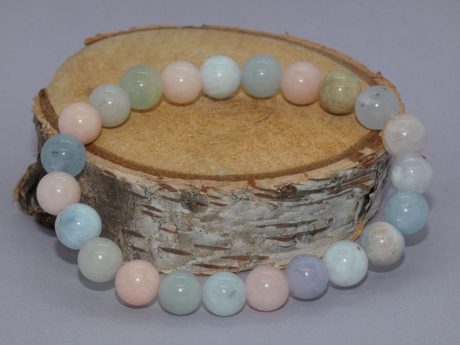 Béryl  Bracelet Perles 8mm