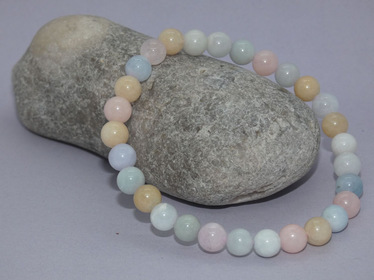 Béryl  Bracelet Perles 6mm