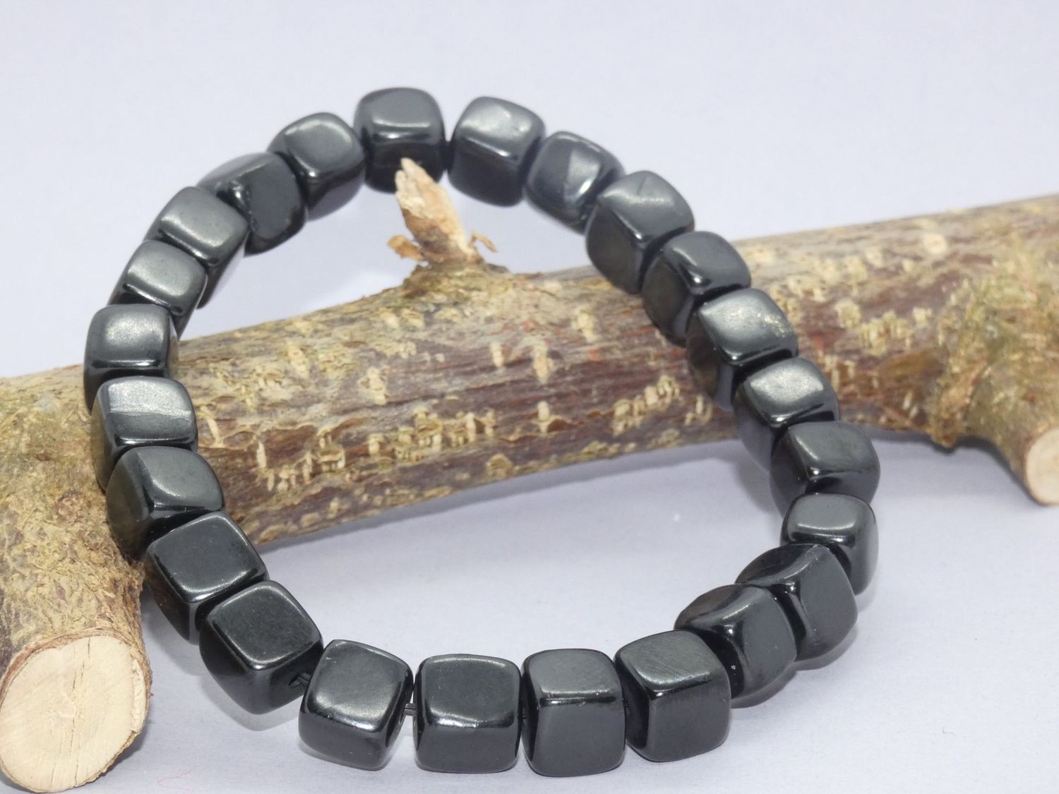 Shungite Bracelet Perles Baroque