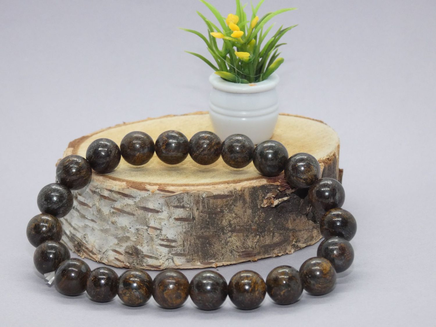 Bronzite Bracelet Perles 6mm