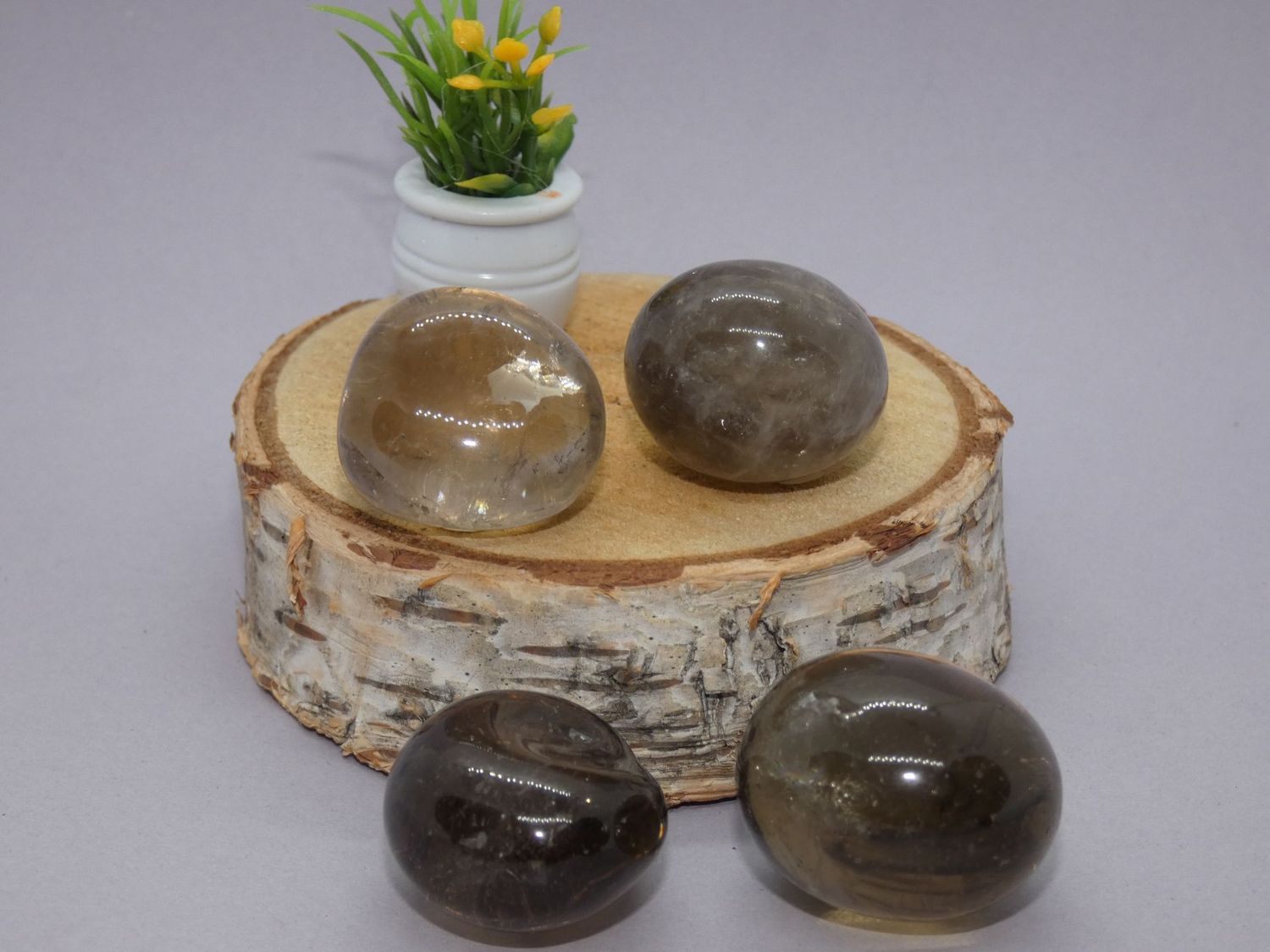 Quartz Fumé Pierres Roulées