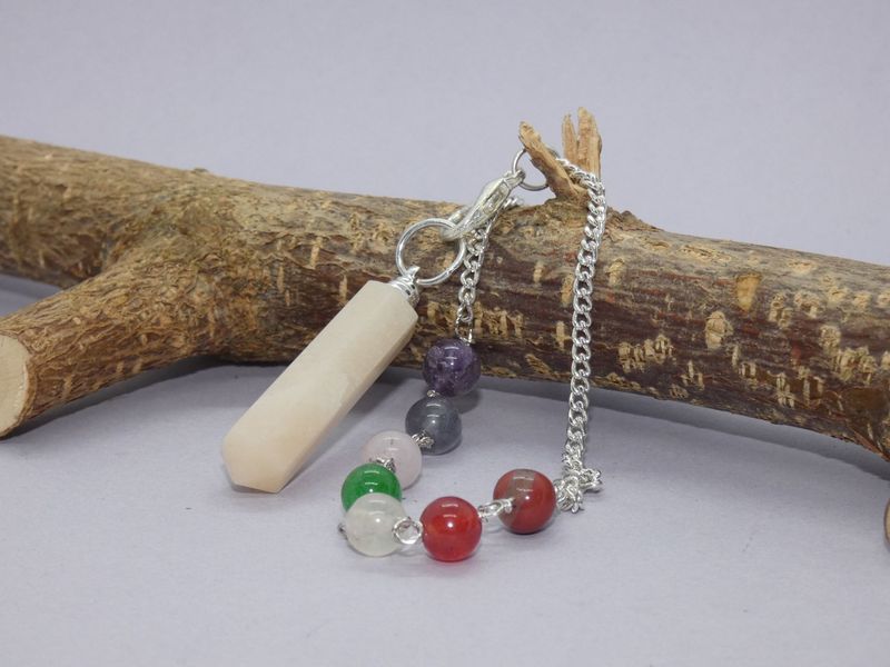Pierre de Lune 7 chakras Pendule