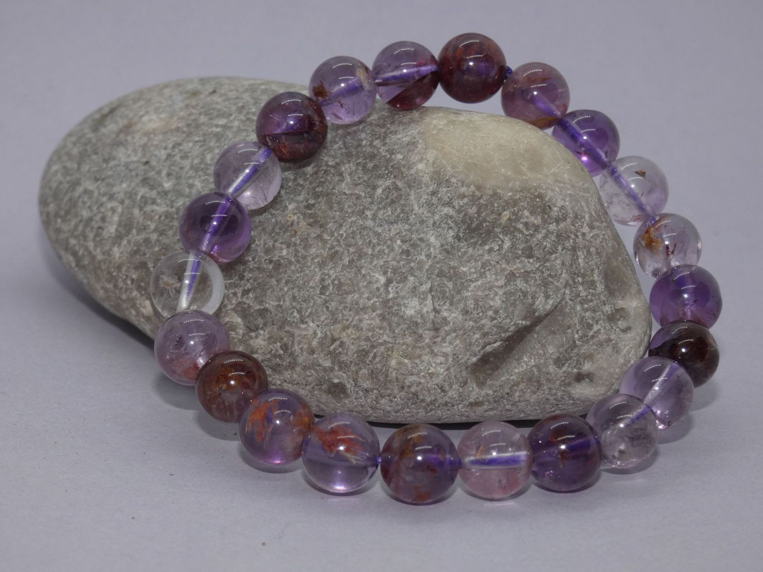 Auralite Bracelet Perles 8mm