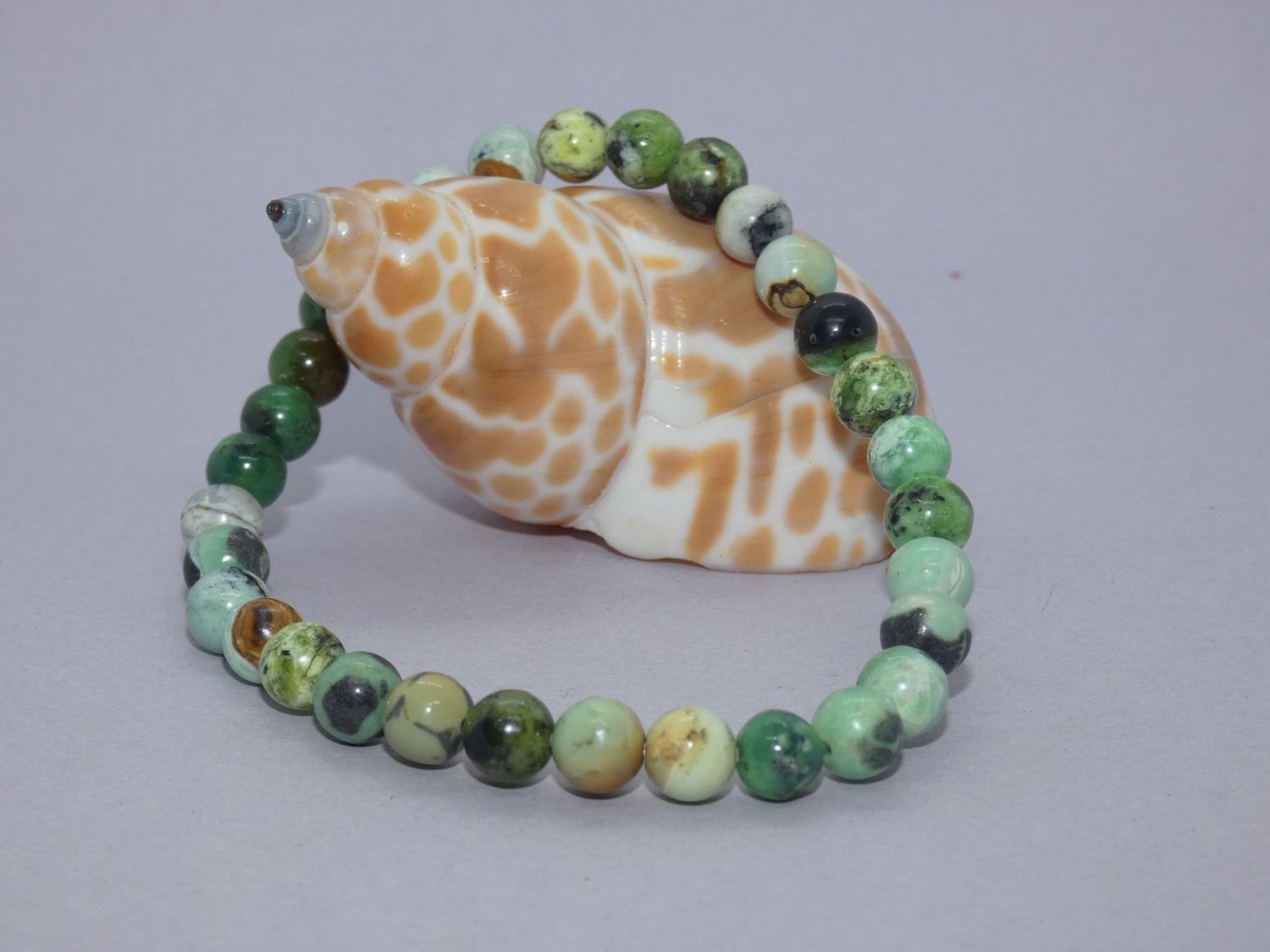 Variscite Bracelet Perles 6mm