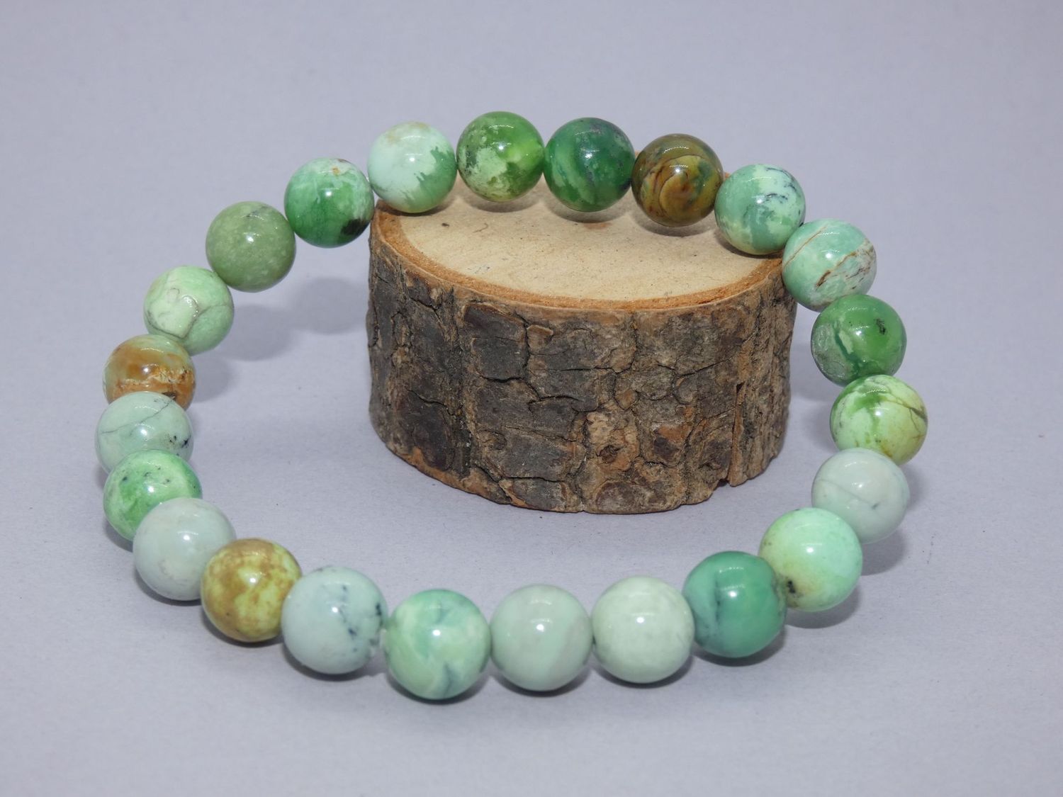 Variscite Bracelet Perles 8mm