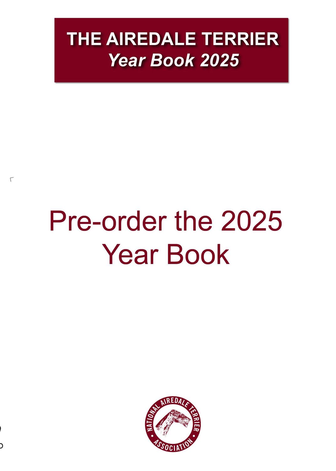 2025 Year Book (UK Pre order)