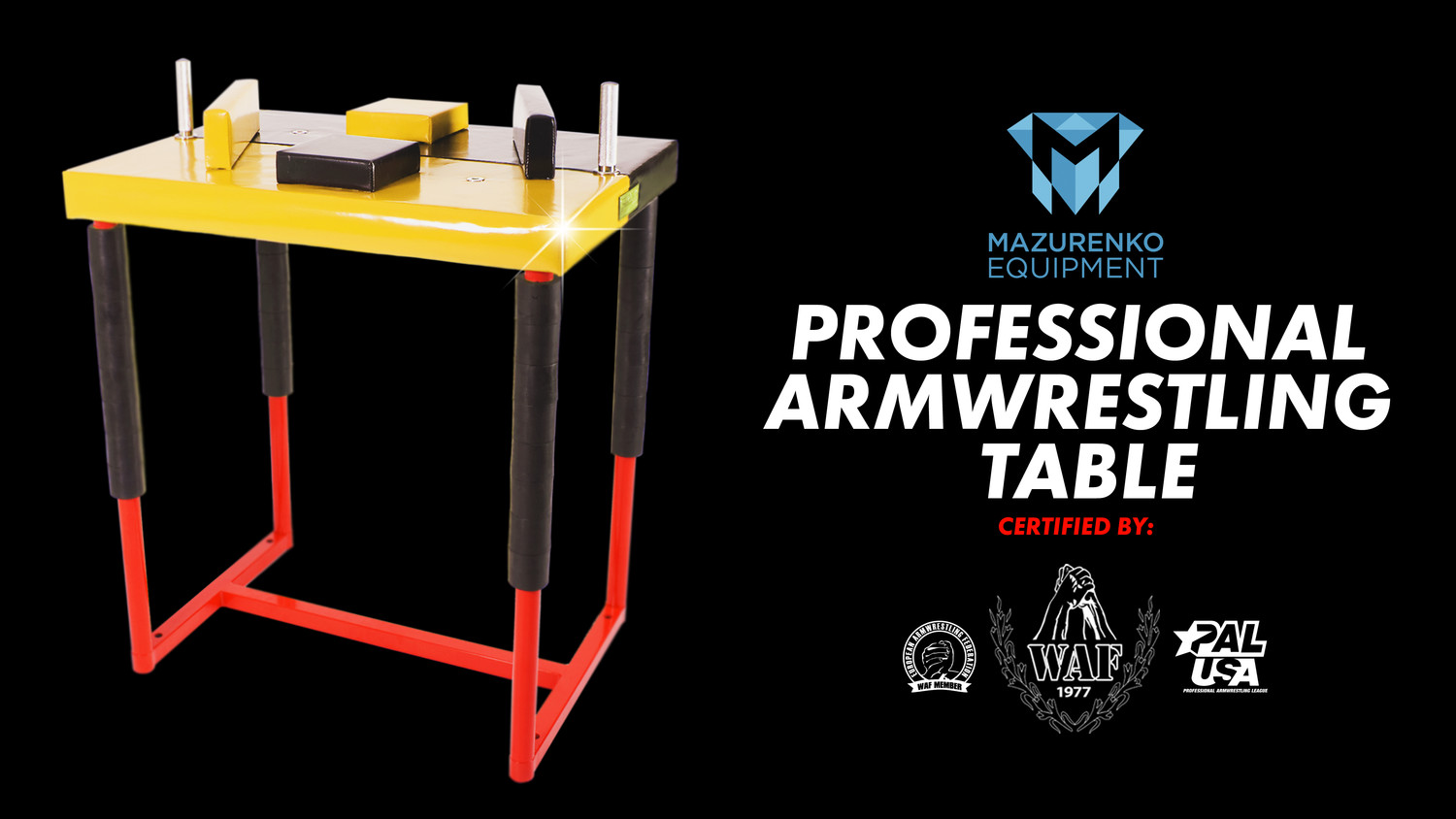 Mazurenko Professional Armwrestling Table WAF