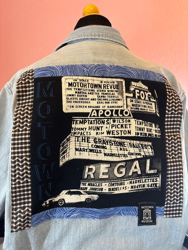 UPCYCLED T-SHIRT DENIM MOTOWN  (adult)