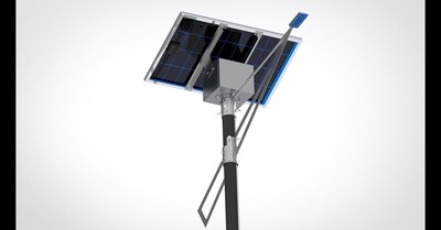 640Wh 1 x Street Lights with Lithium Battery 640Wh 1 x Street Lights with Lithium Battery
