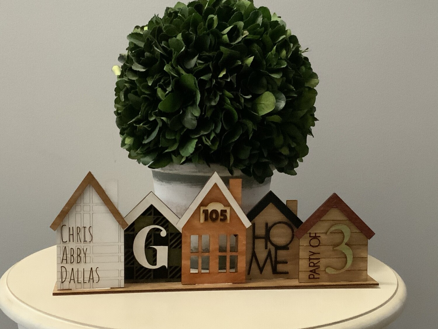Welcome to our Home custom tabletop sign