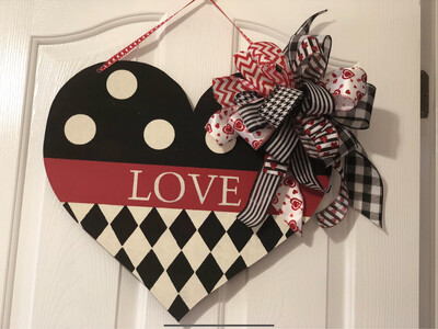 Heart Whimsical Door Hanger