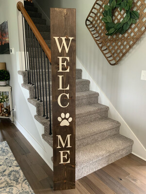 Welcome Porch Board 6 Foot