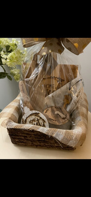 Custom Gift Basket With Engraved Items