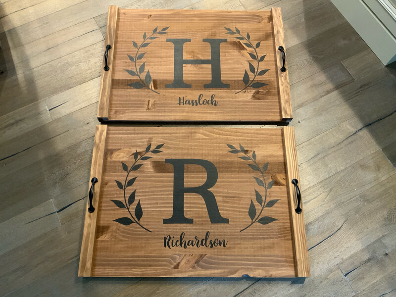 Custom Noodle Board Initial/name With EST Date Design
