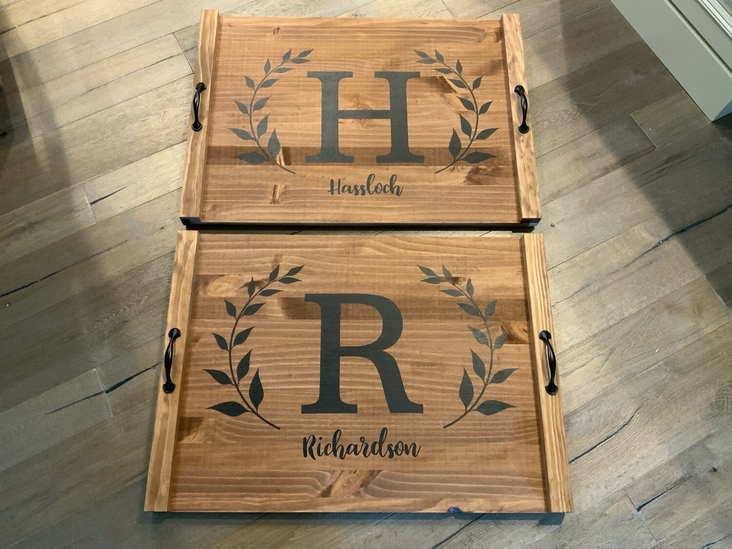 Custom Noodle Board Initial/name With EST Date Design