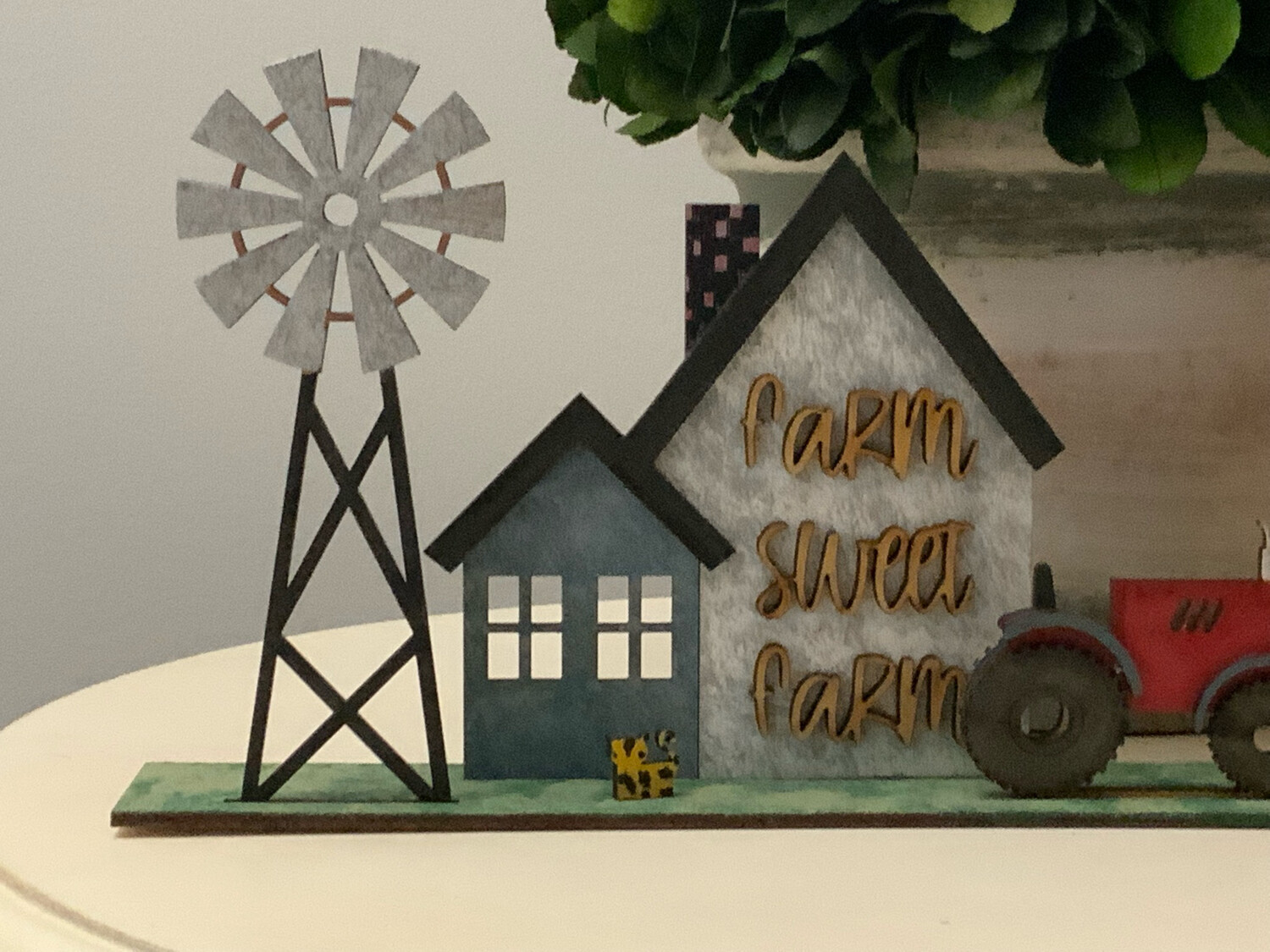 Farm Sweet Farm Tabletop Home Decor Sign