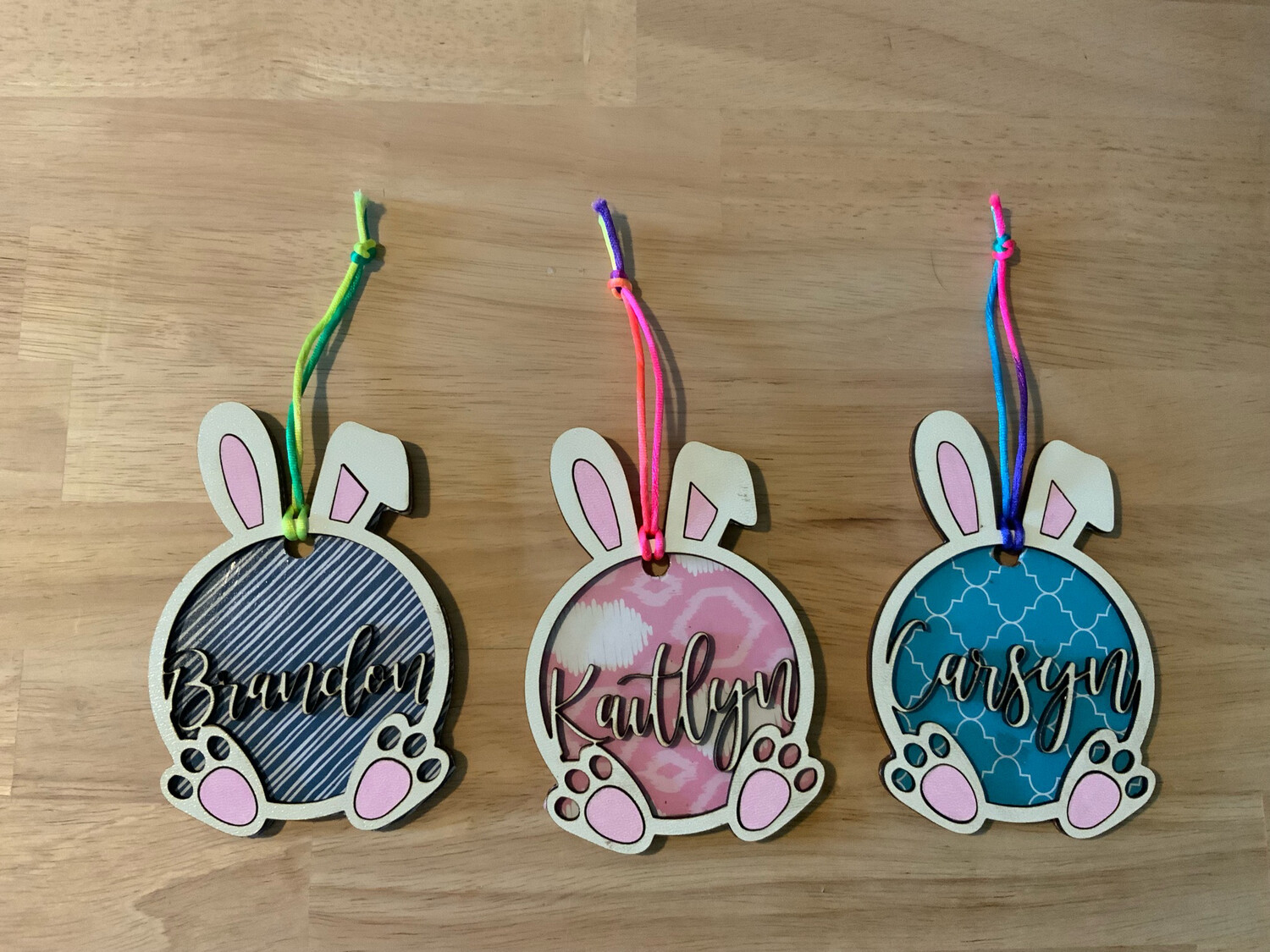 Bunny Ear Basket Tags