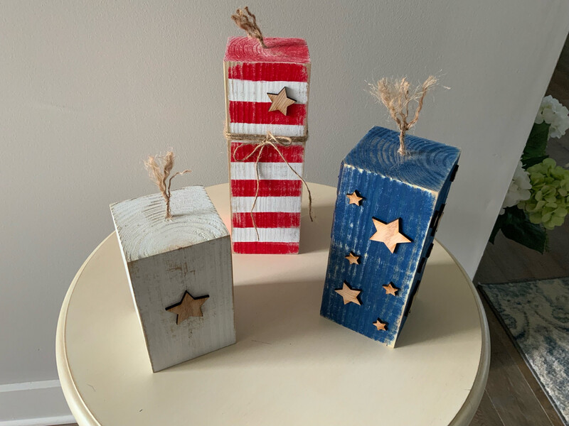 Patriotic Wooden Home Decor