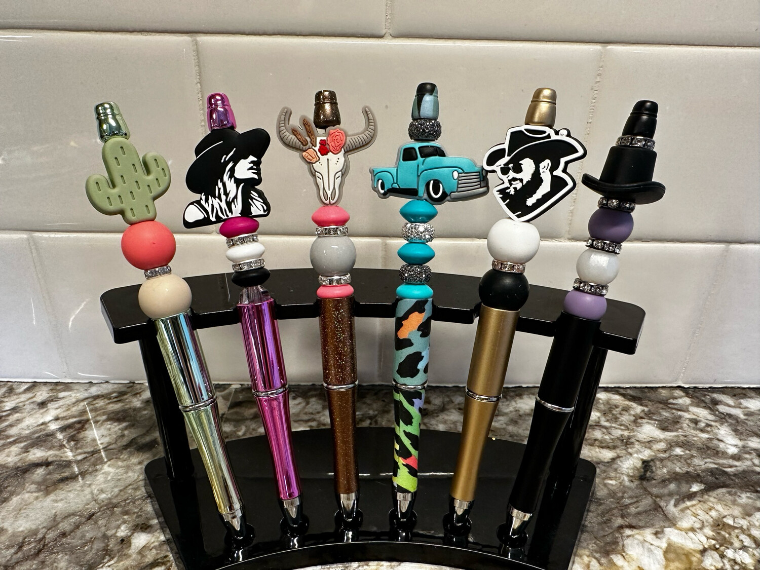 Western Premium Beaded Gel Pens