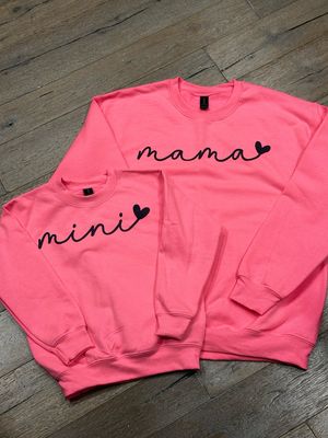 Mama And Mini Sweatshirt Sets