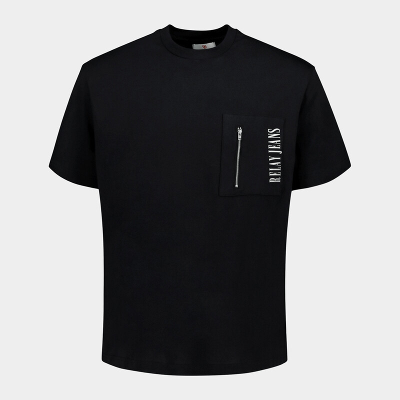 RJ Black Boxy Reflective T-Shirt