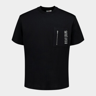 RJ Black Boxy Reflective T-Shirt