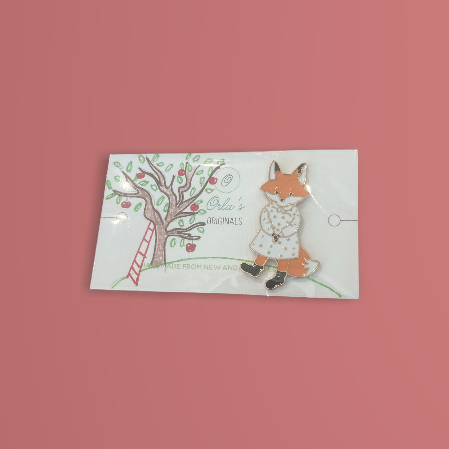 Mrs Fox  Pin Badge