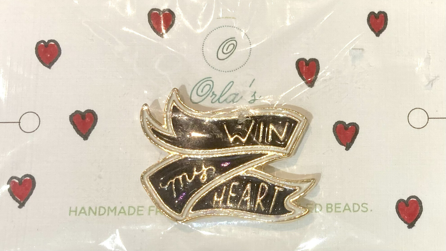Win My Heart  Pin Badge