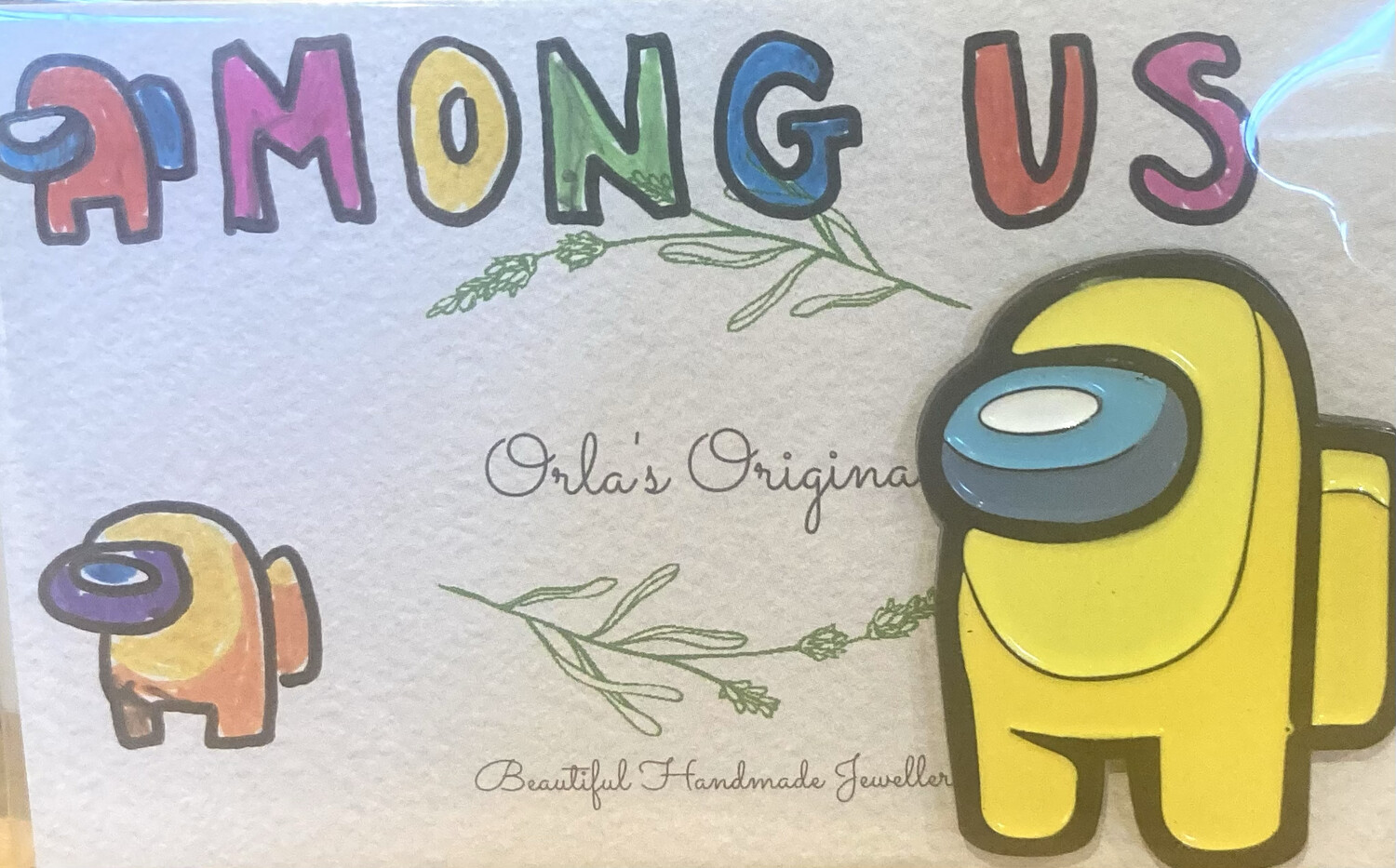 Among Us Pin Badge