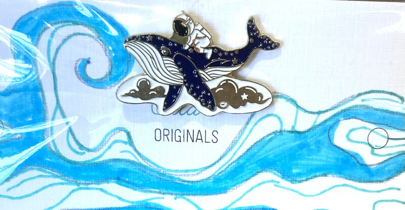 Whale Pin Badge