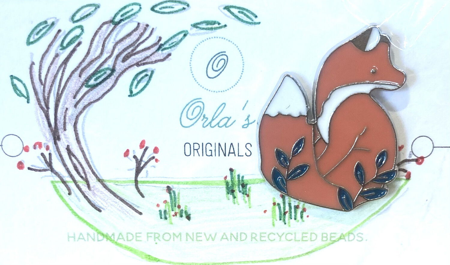 Fox Pin Badge