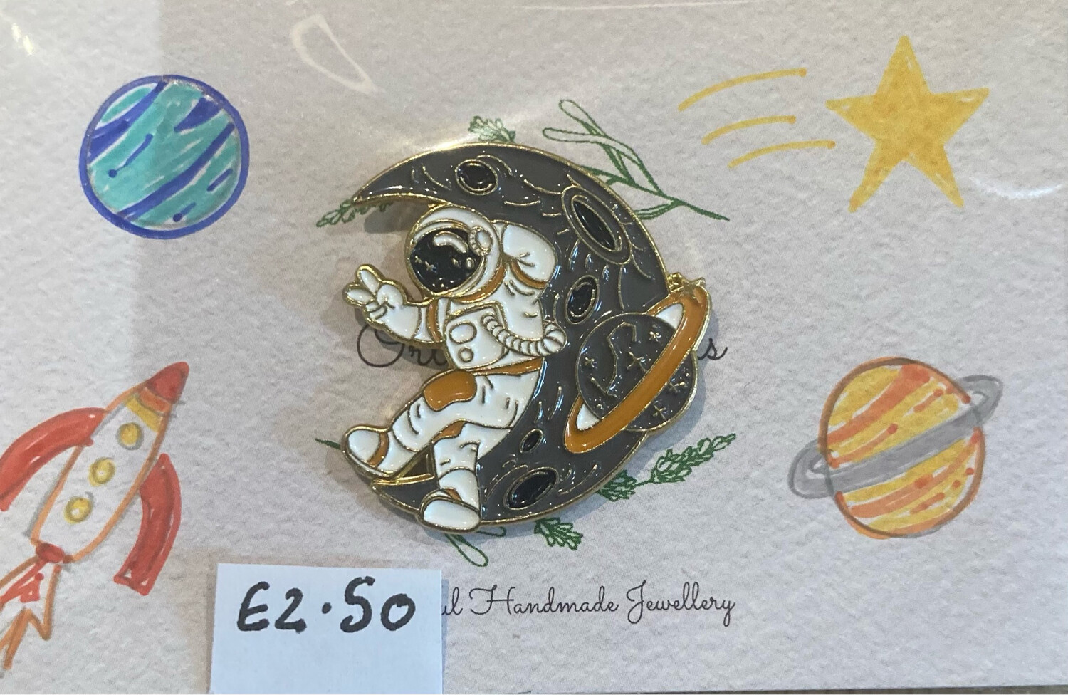 Spaceman- Pin Badge