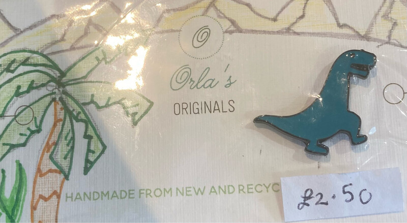 Dinosaur Pin Badge